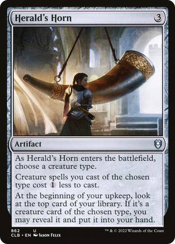 Herald's Horn [Commander Legends: Battle for Baldur's Gate] - The Mythic Store | 24h Order Processing