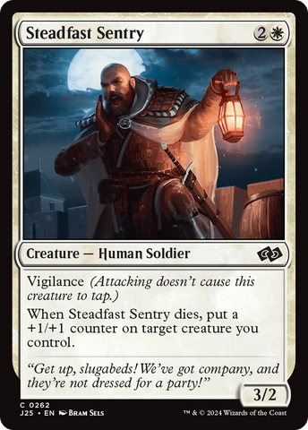 Steadfast Sentry [Foundations Jumpstart] - The Mythic Store | 24h Order Processing