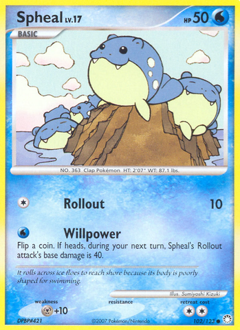 Spheal (102/123) [Diamond & Pearl: Mysterious Treasures] - The Mythic Store | 24h Order Processing
