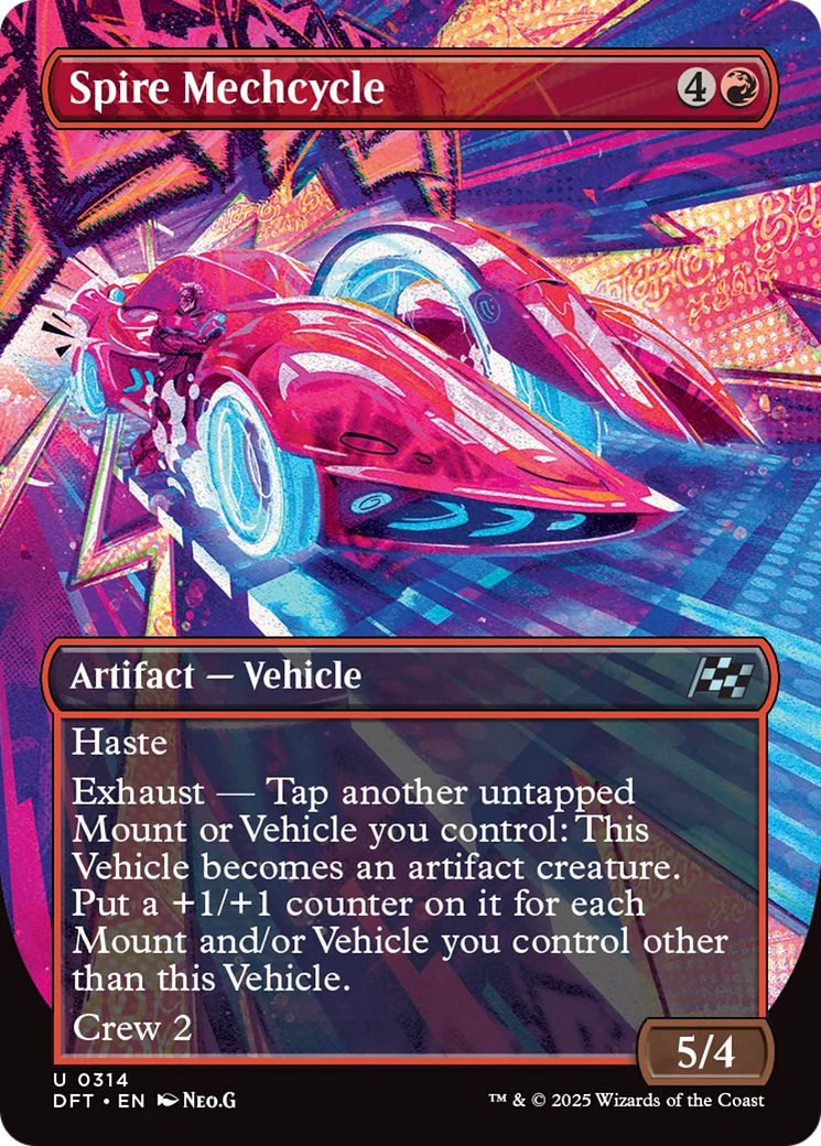 Spire Mechcycle (Borderless) [Aetherdrift] - The Mythic Store | 24h Order Processing