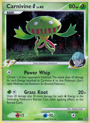 Carnivine G (DP42) [Diamond & Pearl: Black Star Promos] - The Mythic Store | 24h Order Processing