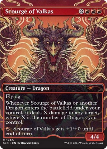 Scourge of Valkas (Rainbow Foil) [Secret Lair Drop Series] - The Mythic Store | 24h Order Processing