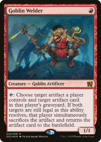 Goblin Welder [Duel Decks: Elves vs. Inventors] - The Mythic Store | 24h Order Processing