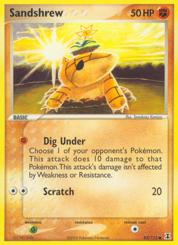 Sandshrew (82/113) [EX: Delta Species] - The Mythic Store | 24h Order Processing