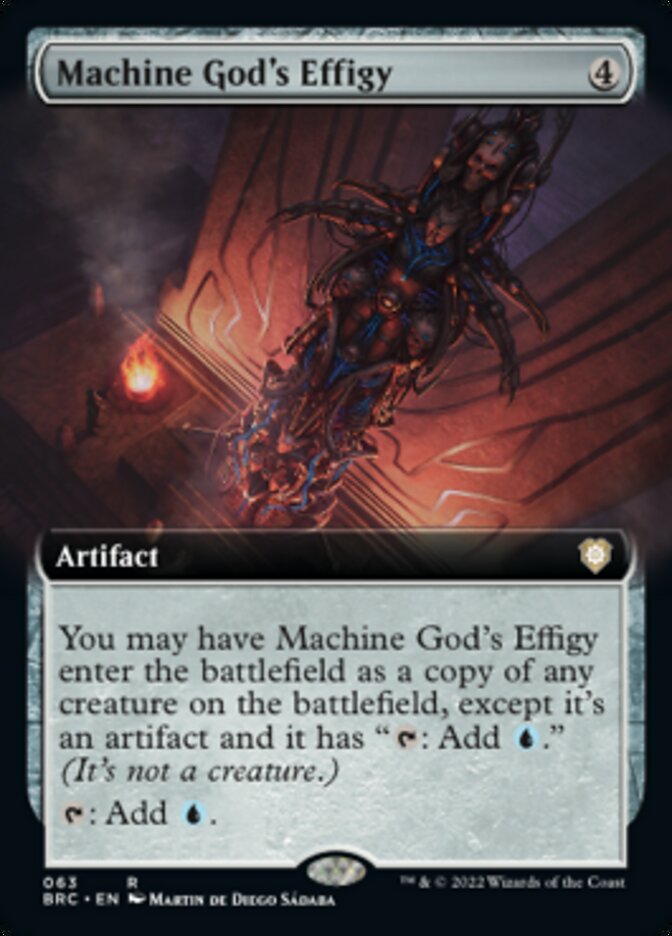 Machine God's Effigy (Extended Art) [The Brothers' War Commander] - The Mythic Store | 24h Order Processing