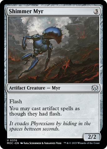 Shimmer Myr [March of the Machine Commander] - The Mythic Store | 24h Order Processing