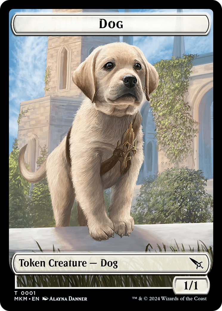 Thopter (0020) // Dog Double-Sided Token [Murders at Karlov Manor Tokens] - The Mythic Store | 24h Order Processing