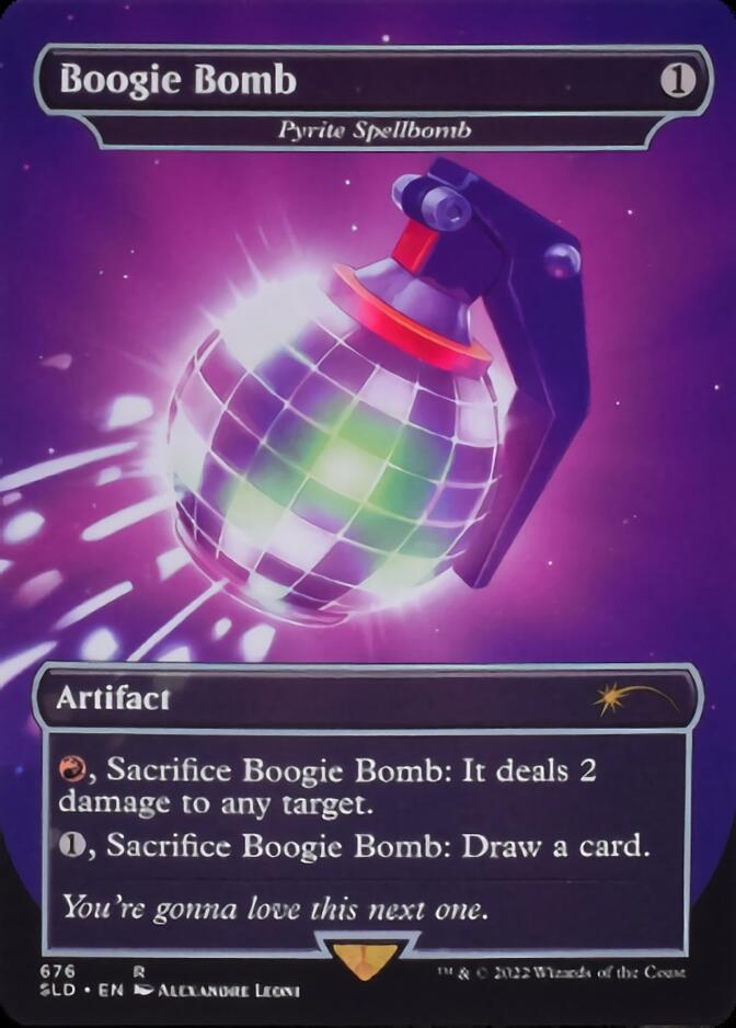 Pyrite Spellbomb - Boogie Bomb (Borderless) [Secret Lair Drop Promos] - The Mythic Store | 24h Order Processing