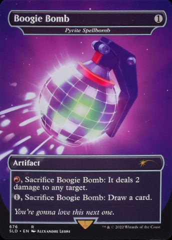 Pyrite Spellbomb - Boogie Bomb (Borderless) [Secret Lair Drop Promos] - The Mythic Store | 24h Order Processing