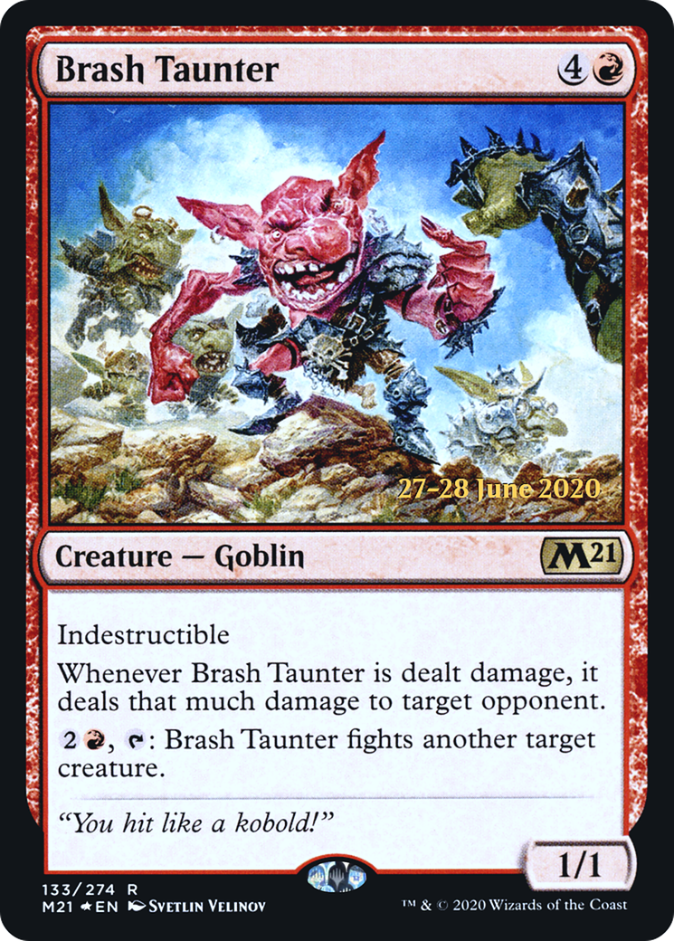 Brash Taunter [Core Set 2021 Prerelease Promos] - The Mythic Store | 24h Order Processing