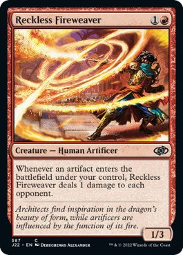 Reckless Fireweaver [Jumpstart 2022] - The Mythic Store | 24h Order Processing