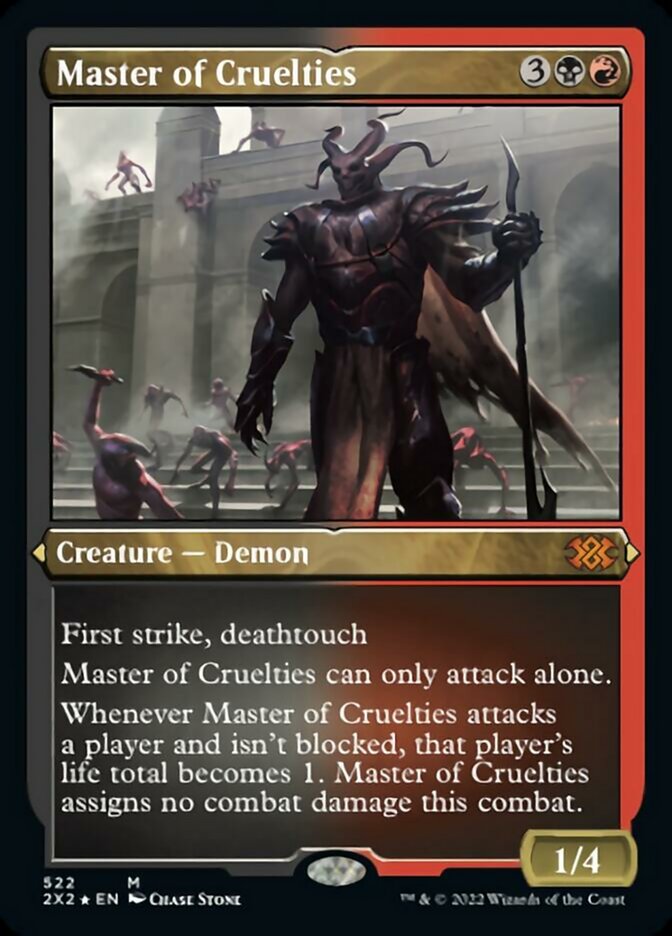 Master of Cruelties (Foil Etched) [Double Masters 2022] - The Mythic Store | 24h Order Processing