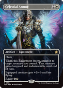 Celestial Armor (Borderless) (Mana Foil) [Foundations] - The Mythic Store | 24h Order Processing