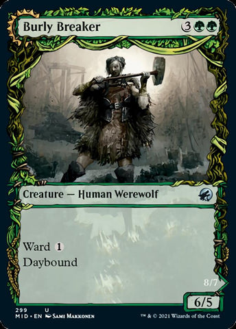 Burly Breaker // Dire-Strain Demolisher (Showcase Equinox) [Innistrad: Midnight Hunt] - The Mythic Store | 24h Order Processing