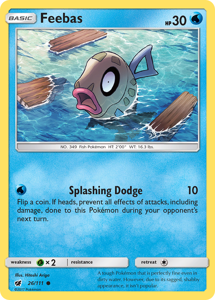 Feebas (26/111) [Sun & Moon: Crimson Invasion] - The Mythic Store | 24h Order Processing