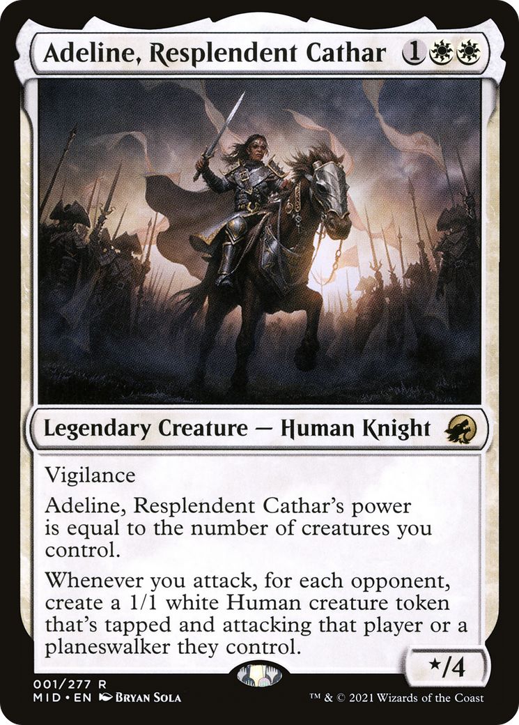 Adeline, Resplendent Cathar [Innistrad: Midnight Hunt] - The Mythic Store | 24h Order Processing