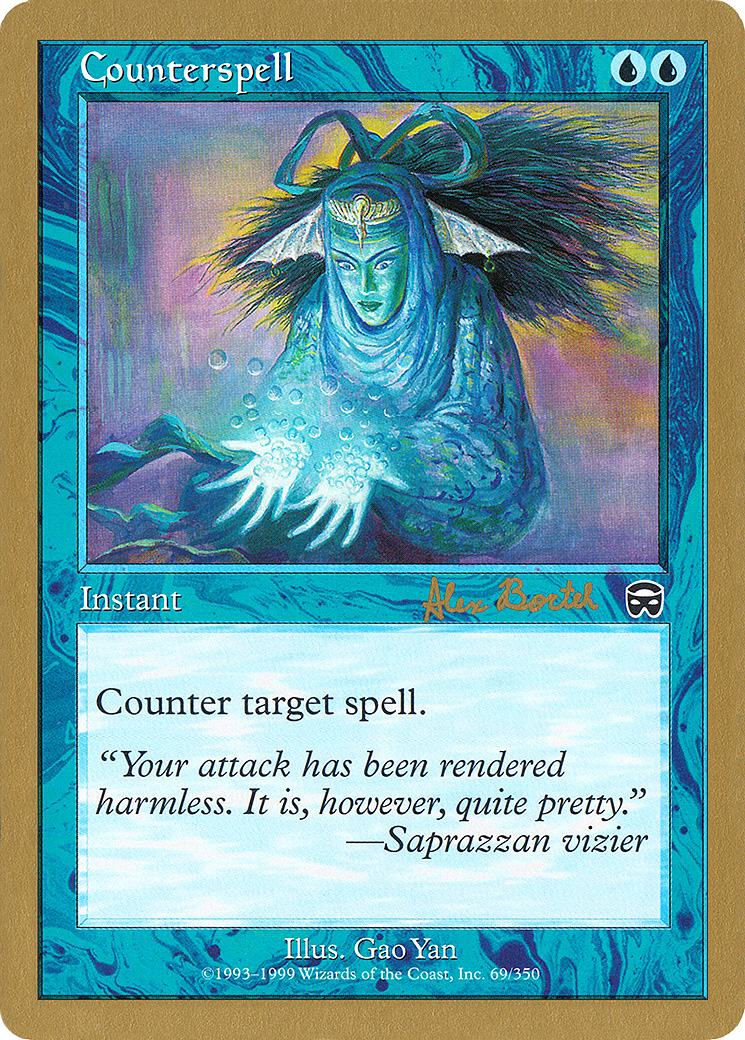 Counterspell (Alex Borteh) (MMQ) [World Championship Decks 2001] - The Mythic Store | 24h Order Processing