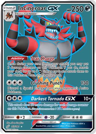 Incineroar GX (167/181) [Sun & Moon: Team Up] - The Mythic Store | 24h Order Processing