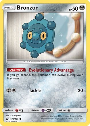 Bronzor (100/181) [Sun & Moon: Team Up] - The Mythic Store | 24h Order Processing