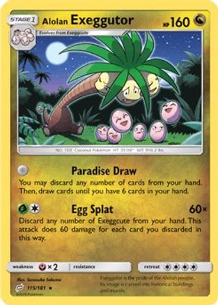 Alolan Exeggutor (115/181) [Sun & Moon: Team Up] - The Mythic Store | 24h Order Processing