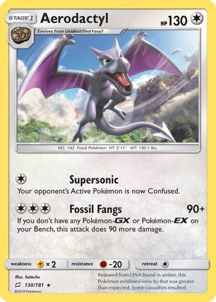 Aerodactyl (130/181) [Sun & Moon: Team Up] - The Mythic Store | 24h Order Processing