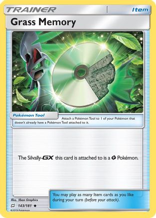 Grass Memory (143/181) [Sun & Moon: Team Up] - The Mythic Store | 24h Order Processing