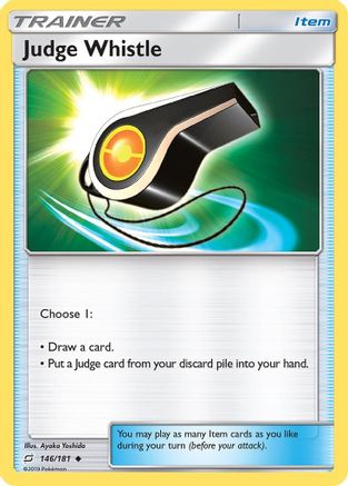 Judge Whistle (146/181) [Sun & Moon: Team Up] - The Mythic Store | 24h Order Processing