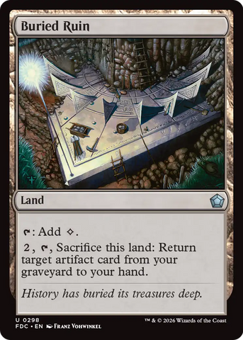 Buried Ruin [Foundations Commander]