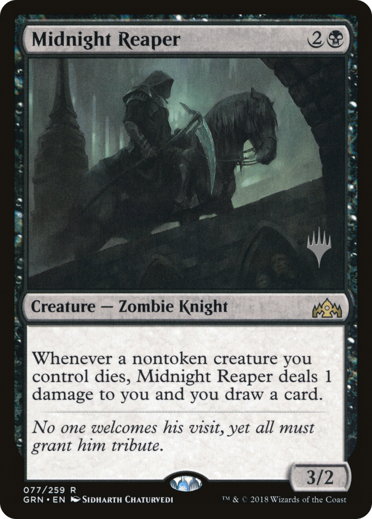 Midnight Reaper (Promo Pack) [Guilds of Ravnica Promos] - The Mythic Store | 24h Order Processing