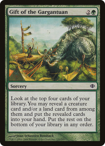 Gift of the Gargantuan [Shards of Alara] - The Mythic Store | 24h Order Processing