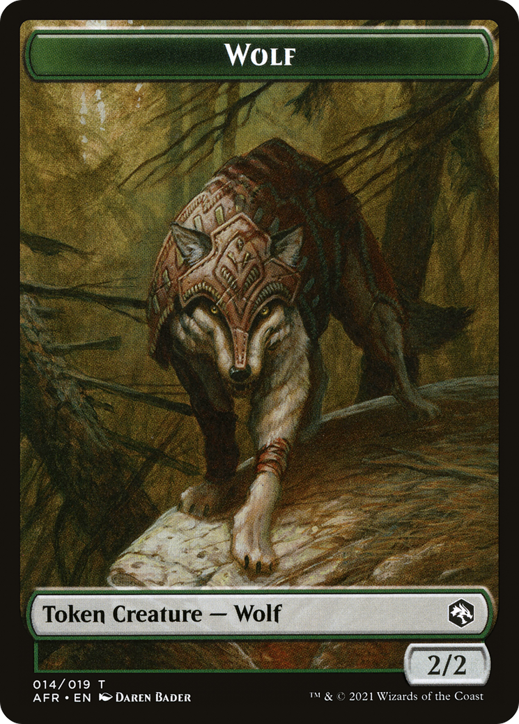 Wolf Token [Dungeons & Dragons: Adventures in the Forgotten Realms Tokens] - The Mythic Store | 24h Order Processing