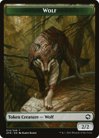 Wolf Token [Dungeons & Dragons: Adventures in the Forgotten Realms Tokens] - The Mythic Store | 24h Order Processing