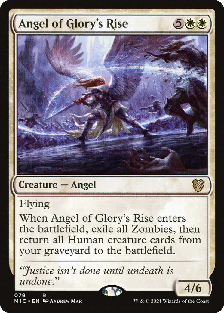 Angel of Glory's Rise [Innistrad: Midnight Hunt Commander] - The Mythic Store | 24h Order Processing