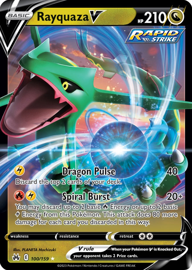 Rayquaza V 100/159 (Jumbo Card) [Sword & Shield: Evolving Skies] - The Mythic Store | 24h Order Processing
