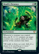 Death's Presence [Innistrad: Midnight Hunt Commander] - The Mythic Store | 24h Order Processing
