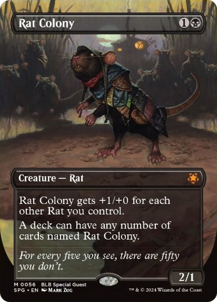 Rat Colony (Borderless) [Bloomburrow Special Guests] - The Mythic Store | 24h Order Processing