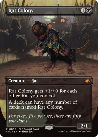 Rat Colony (Borderless) [Bloomburrow Special Guests] - The Mythic Store | 24h Order Processing