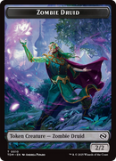 Treasure // Zombie Druid Double-Sided Token [Tarkir: Dragonstorm Tokens] - The Mythic Store | 24h Order Processing