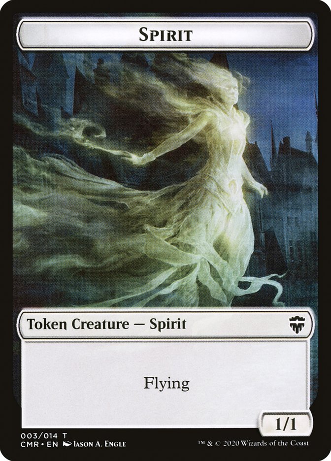 Rock // Spirit Double-Sided Token [Commander Legends Tokens] - The Mythic Store | 24h Order Processing