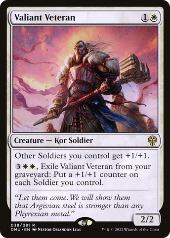 Valiant Veteran [Dominaria United] - The Mythic Store | 24h Order Processing