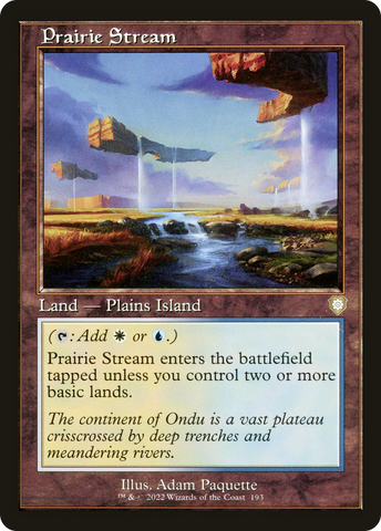 Prairie Stream (Retro) [The Brothers' War Commander] - The Mythic Store | 24h Order Processing