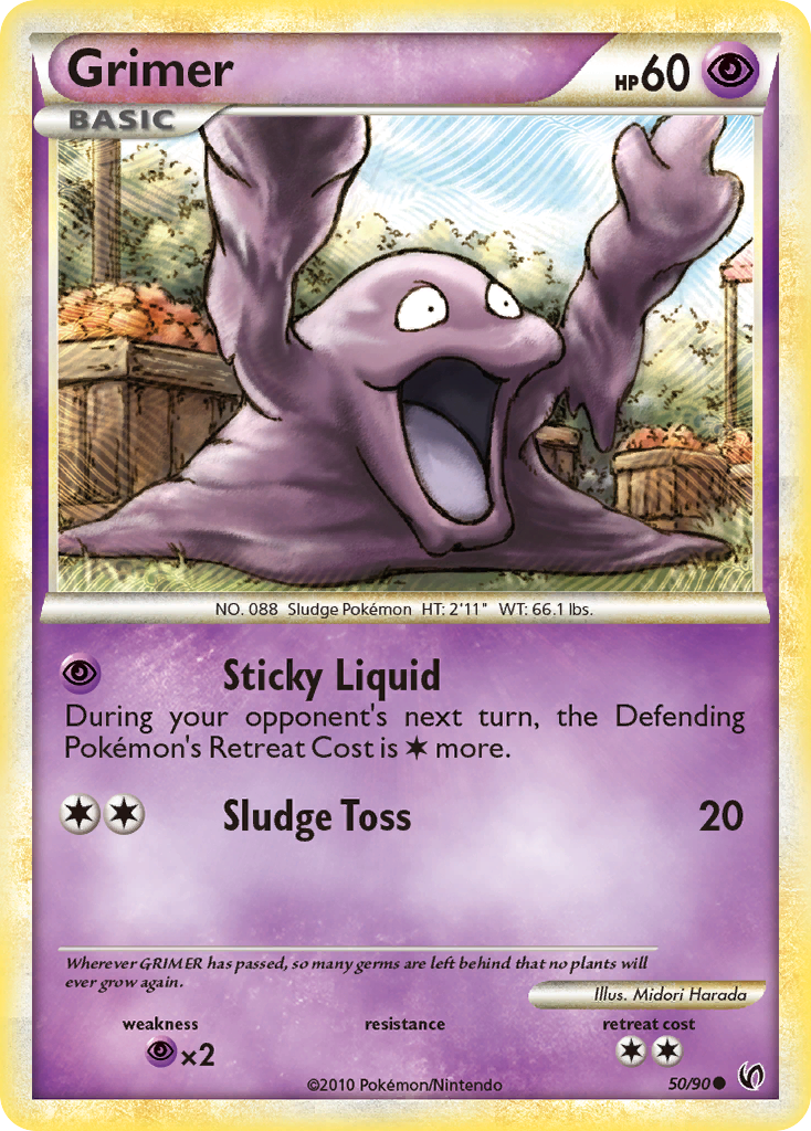Grimer (50/90) [HeartGold & SoulSilver: Undaunted] - The Mythic Store | 24h Order Processing