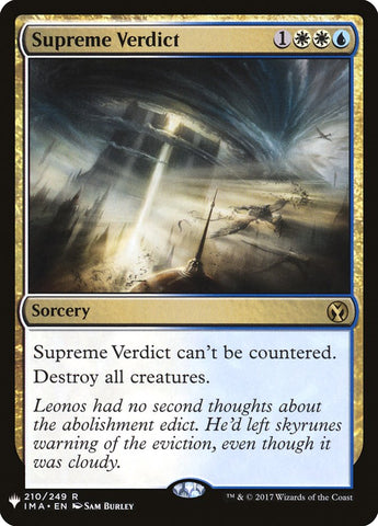 Supreme Verdict [Mystery Booster] - The Mythic Store | 24h Order Processing