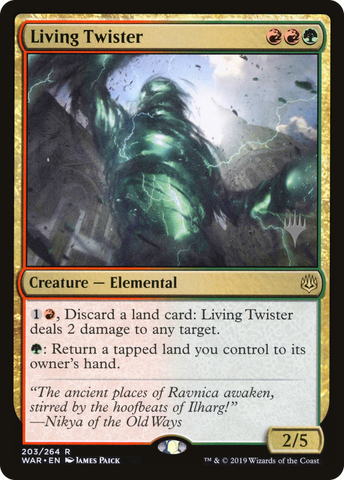 Living Twister (Promo Pack) [War of the Spark Promos] - The Mythic Store | 24h Order Processing