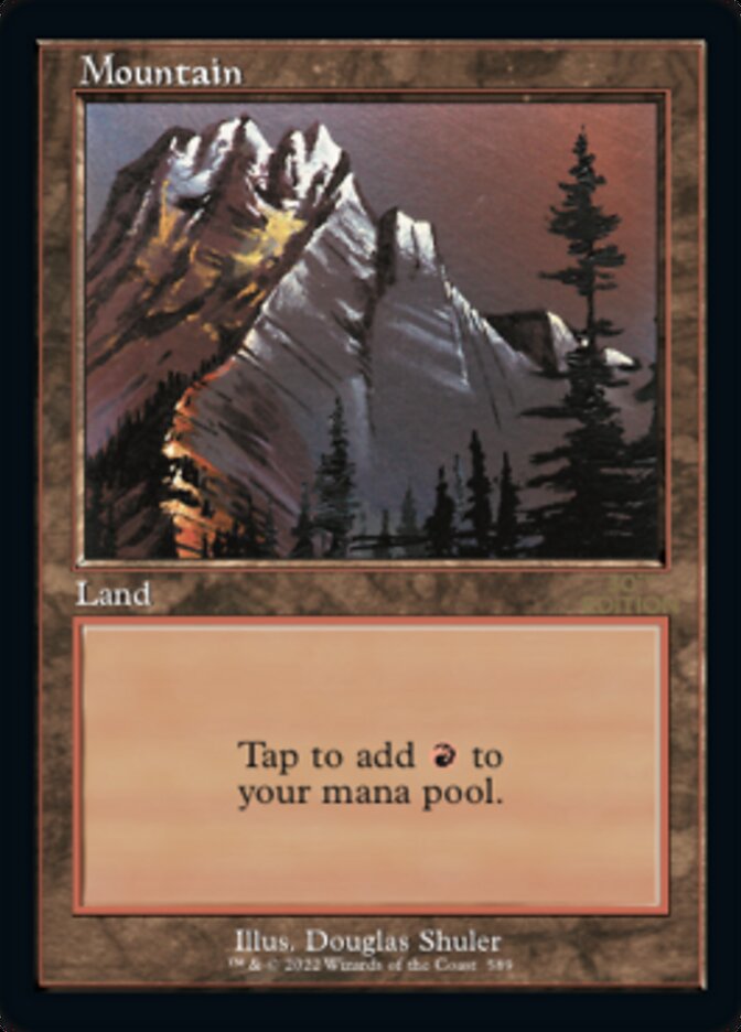 Mountain (Retro) (589) [30th Anniversary Edition] - The Mythic Store | 24h Order Processing