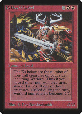 Keldon Warlord [Beta Edition] - The Mythic Store | 24h Order Processing