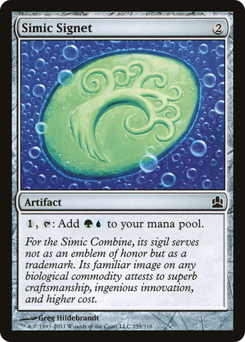 Simic Signet [Commander 2011] - The Mythic Store | 24h Order Processing
