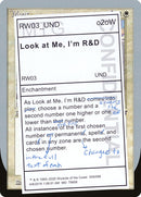 Look at Me, I'm R&D [Unsanctioned] - The Mythic Store | 24h Order Processing