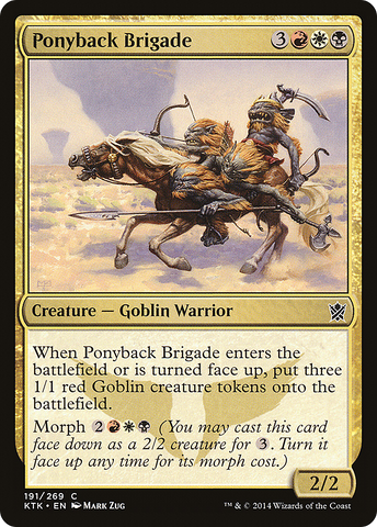 Ponyback Brigade [Khans of Tarkir] - The Mythic Store | 24h Order Processing