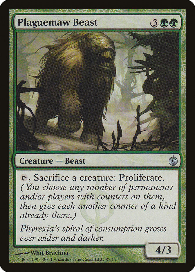 Plaguemaw Beast [Mirrodin Besieged] - The Mythic Store | 24h Order Processing